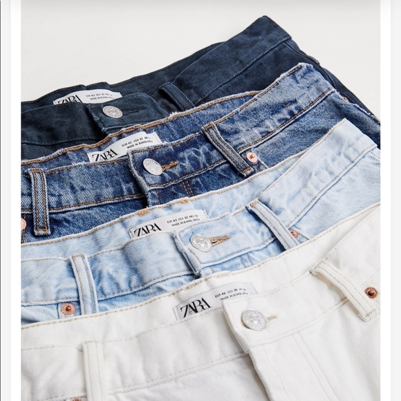 Zara Straight Tapered Leg Jeans - Picture 12 of 12